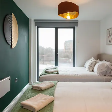 Apartment Springwell Gardens Near Leeds Station & Centre